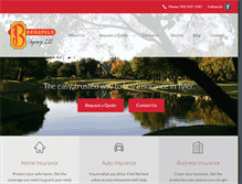 Tablet Screenshot of bergfeldagency.com